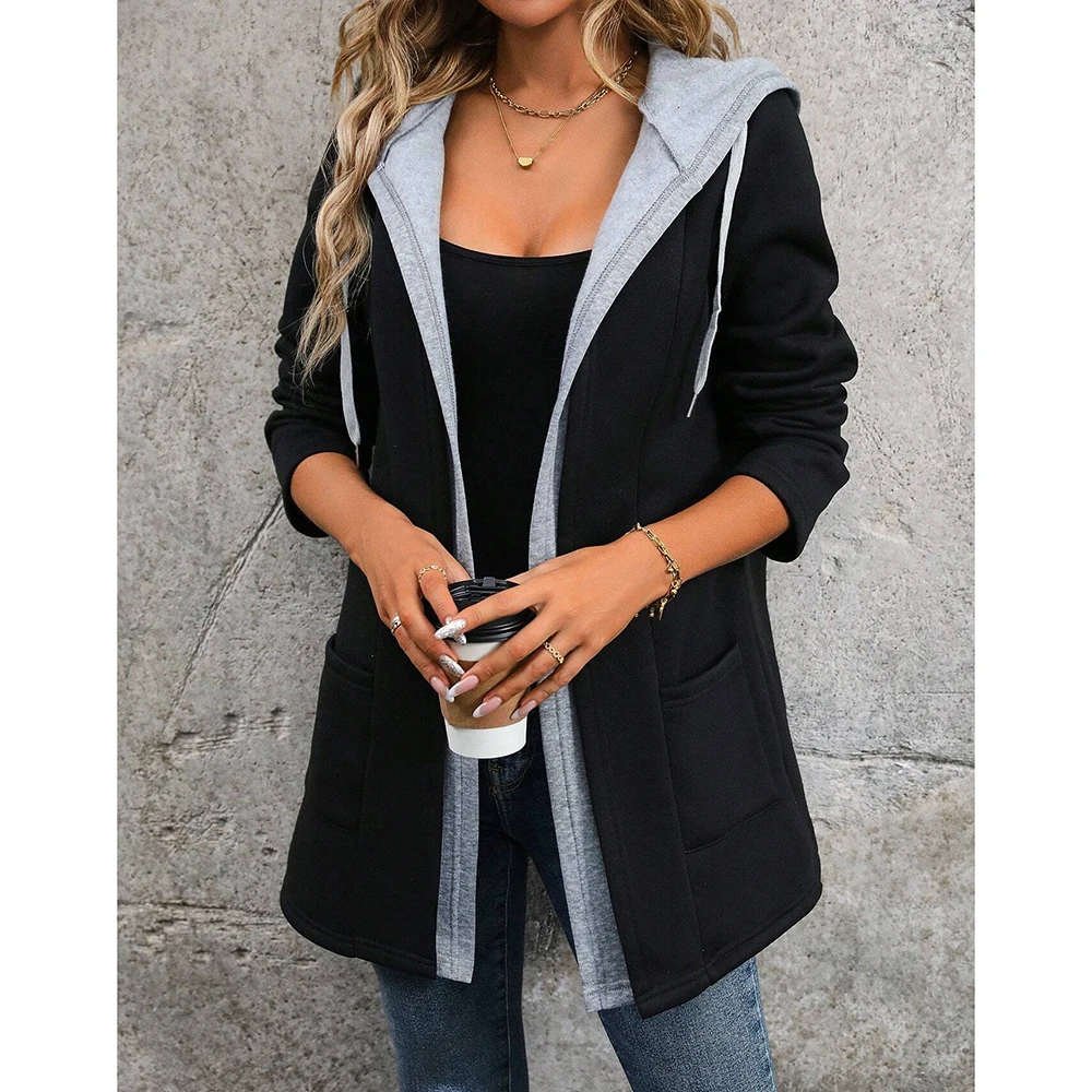 Arazooyi Women's Coats Autumn Winter Casual Comfortable Multilayer Long Sleeve Hoodie Zipper Coats
Arazooyi Women's Coats Autumn Winter Casual Comfortable Multilayer Long Sleeve Hoodie Zipper Coats