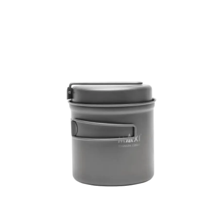 Titanium Pot 1100ml with Frying Pan Lid Lightweight Outdoor Camping Cooking Set
Titanium Pot 1100ml with Frying Pan Lid Lightweight Outdoor Camping Cooking Set