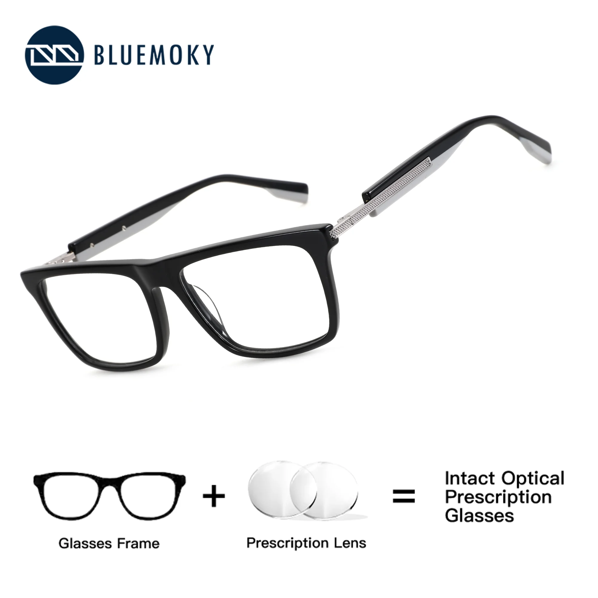 BLUEMOKY New Arrivals Handmade Acetate Square Graduated Glasses Men Myopia Prescription Lenses for Anti Blue Ray Photochromic
BLUEMOKY New Arrivals Handmade Acetate Square Graduated Glasses Men Myopia Prescription Lenses for Anti Blue Ray Photochromic