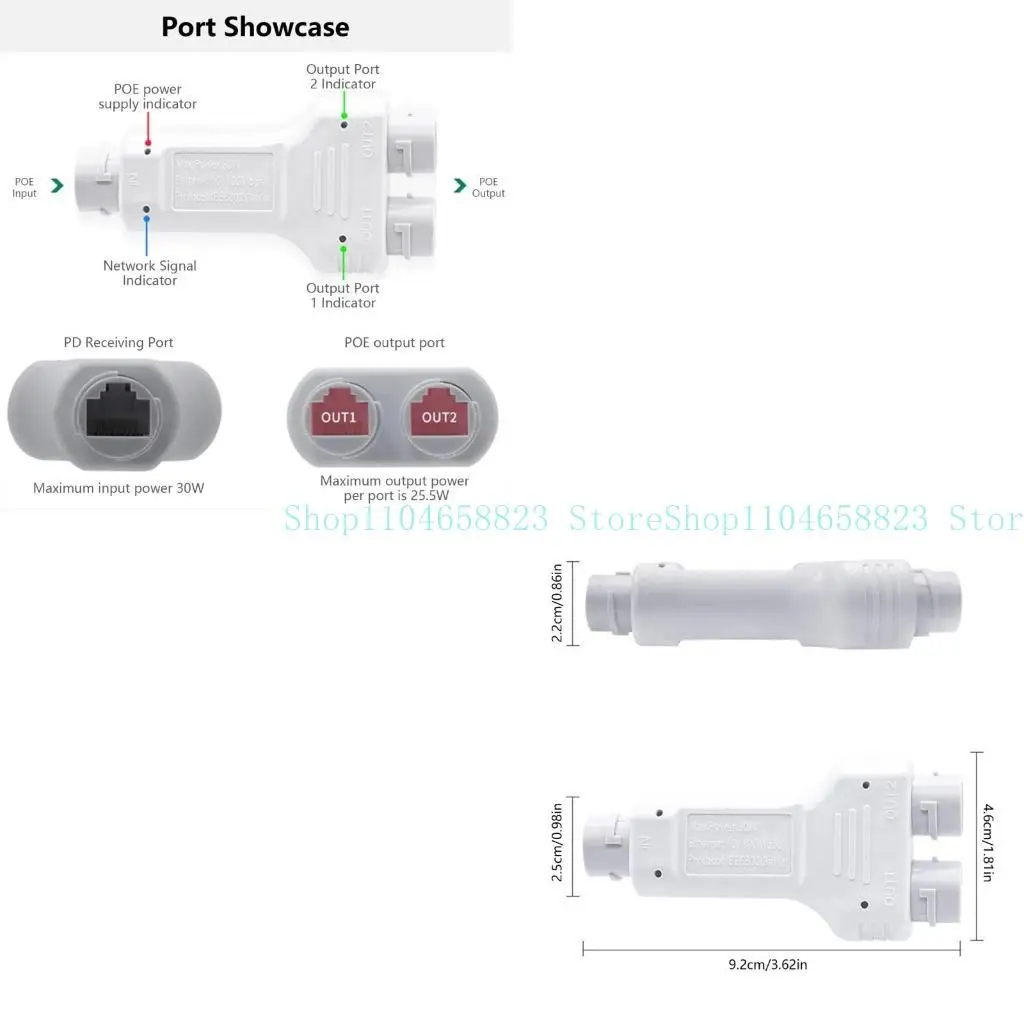 652F Waterproof Design,IP68 Waterproof RJ45 Coupler Splitters 1in 2Out Data Transmission Extenders Reliable Data Distribution
652F Waterproof Design,IP68 Waterproof RJ45 Coupler Splitters 1in 2Out Data Transmission Extenders Reliable Data Distribution