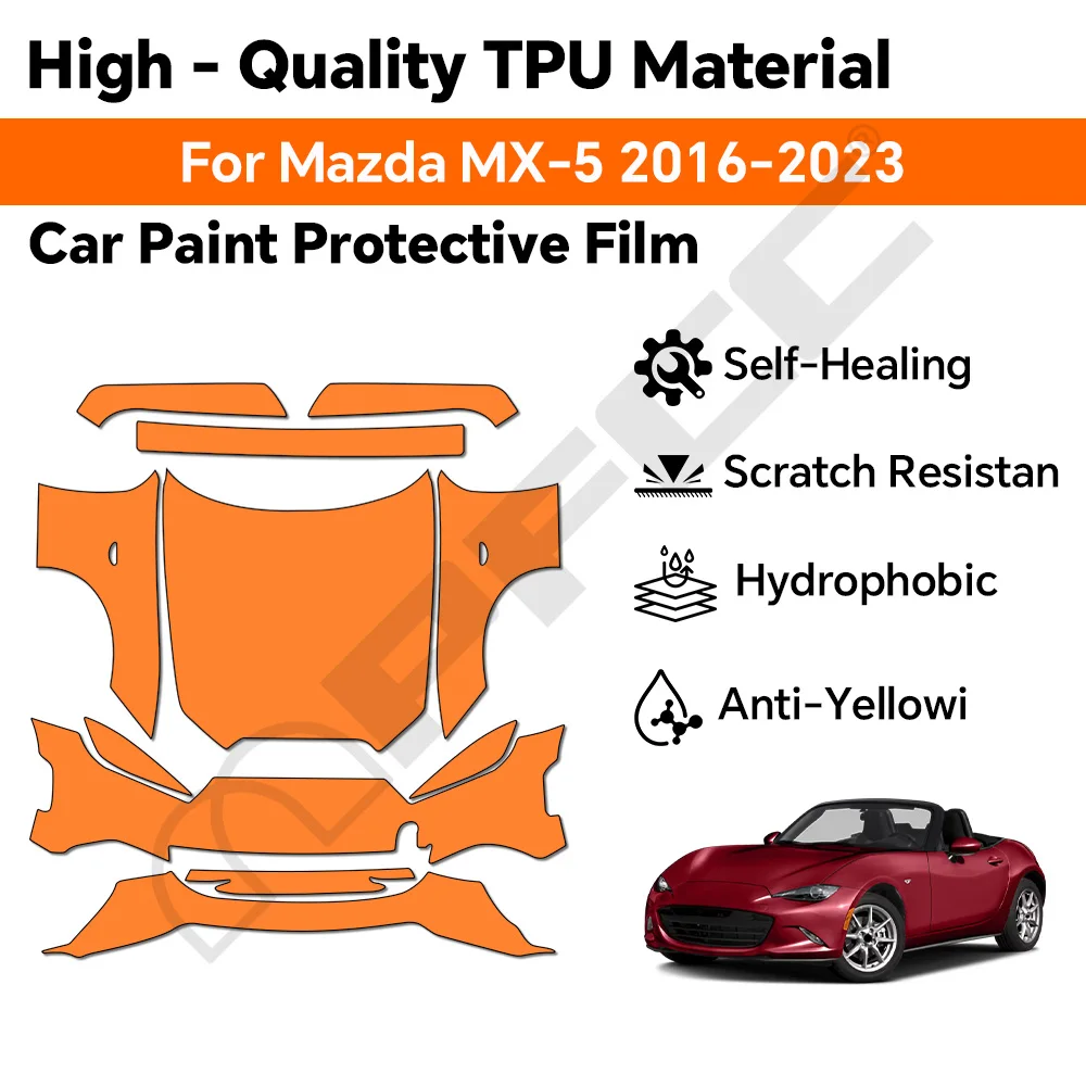 9MIL PPF TPU MX-5 2016-2023 Paint Protection Film Pre-cut PPF Car Body Anti-scratch Clear Bra Invisible Resistant Repairable
9MIL PPF TPU MX-5 2016-2023 Paint Protection Film Pre-cut PPF Car Body Anti-scratch Clear Bra Invisible Resistant Repairable