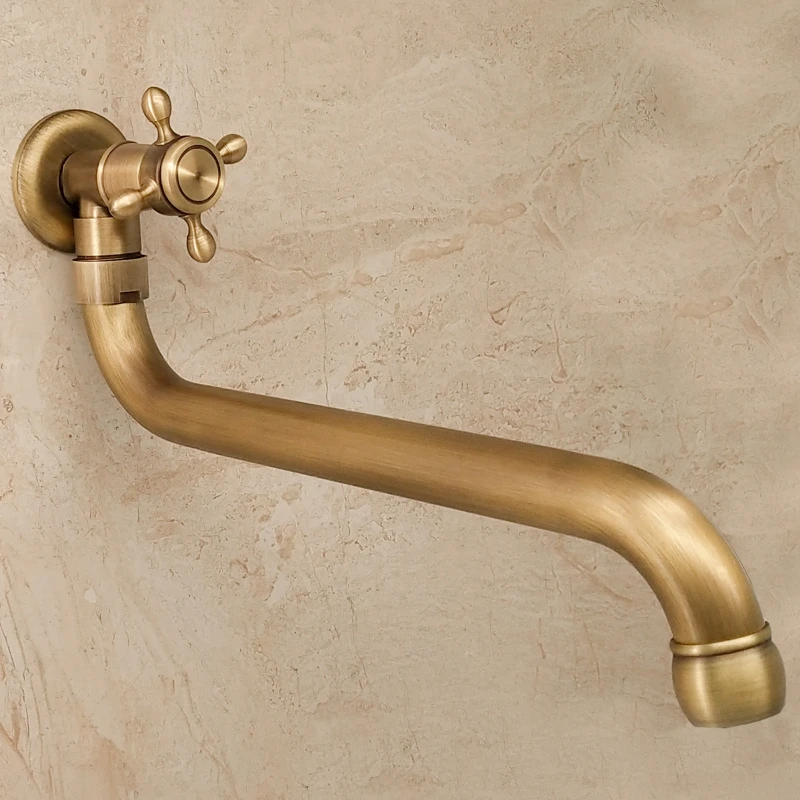 Single Cold Faucet Wall Outdoor Mop Pool Faucet Antique Bronze Wall Kitchen Sink Faucet Rotatable ML982
Single Cold Faucet Wall Outdoor Mop Pool Faucet Antique Bronze Wall Kitchen Sink Faucet Rotatable ML982