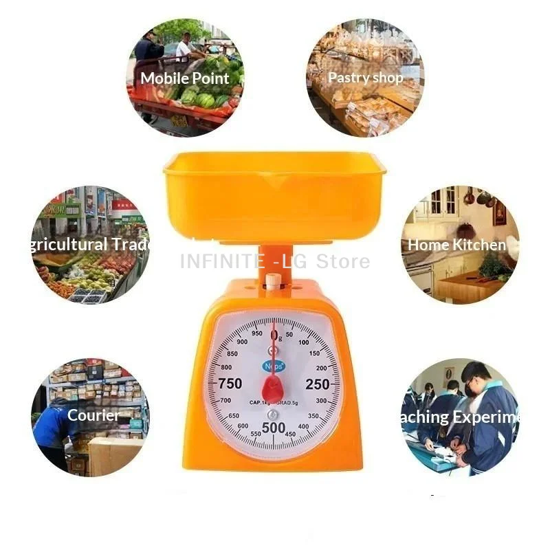Mechanical Analog Food Weighing Scale High Accuracy Large Clear Dial For Home Kitchen Bakery School TeachingINFINITE -LG
Mechanical Analog Food Weighing Scale High Accuracy Large Clear Dial For Home Kitchen Bakery School TeachingINFINITE -LG