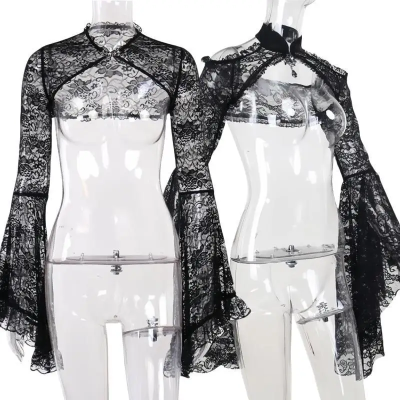 Сексуальная кружевная блузка на пуговицах, женская блузка Svel irt, Новое поступление весны 2024, топ с этническим принтом 
Сексуальная кружевная блузка на пуговицах, женская блузка Svel irt, Новое поступление весны 2024, топ с этническим принтом