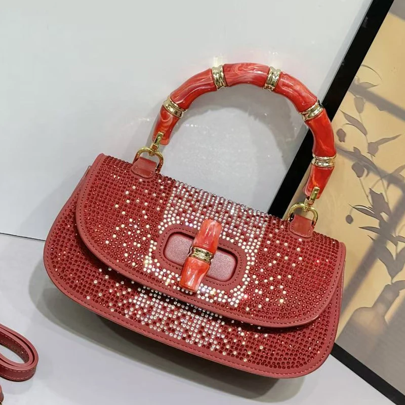 Small Saddle Bags For Women Luxury Designer Handbag Purses 2026 New In PU Inlaid Sparkling Imitation Diamond Top Handle Shoulder
Small Saddle Bags For Women Luxury Designer Handbag Purses 2026 New In PU Inlaid Sparkling Imitation Diamond Top Handle Shoulder
