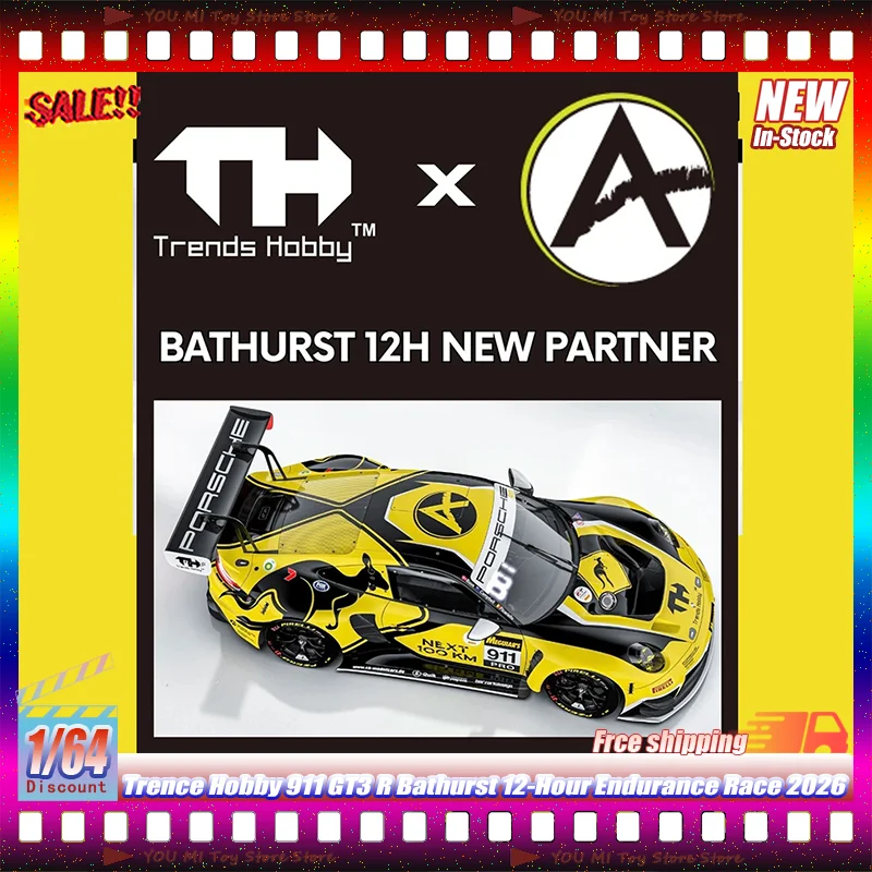 1:64 Trends Hobby 911 Gt3 R Bathurst 12-Hour Endurance Race 2026 Alloy Die-Casting Car Model Custom Children'S Toy Ornament Gift
1:64 Trends Hobby 911 Gt3 R Bathurst 12-Hour Endurance Race 2026 Alloy Die-Casting Car Model Custom Children'S Toy Ornament Gift