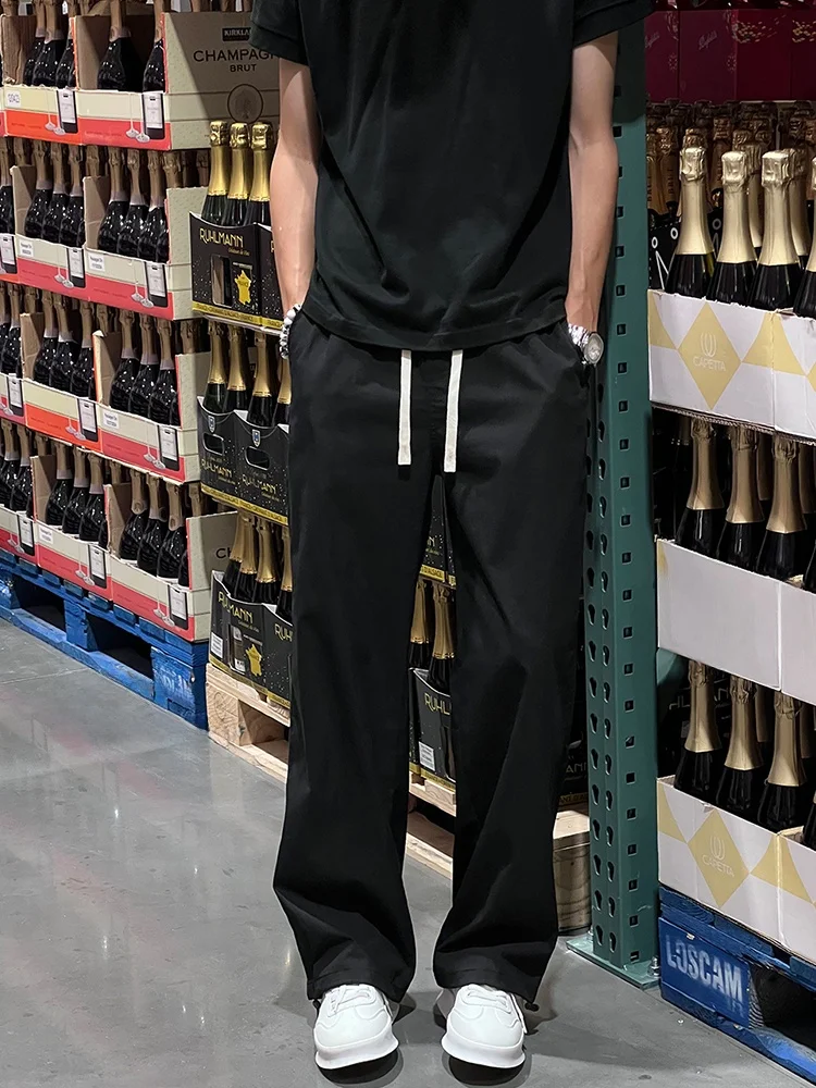 Мужские брюки Entong American Sle: повседневные, свободные, прямые, тонкие, на резинке, модные, универсальные, длинные
Мужские брюки Entong American Sle: повседневные, свободные, прямые, тонкие, на резинке, модные, универсальные, длинные