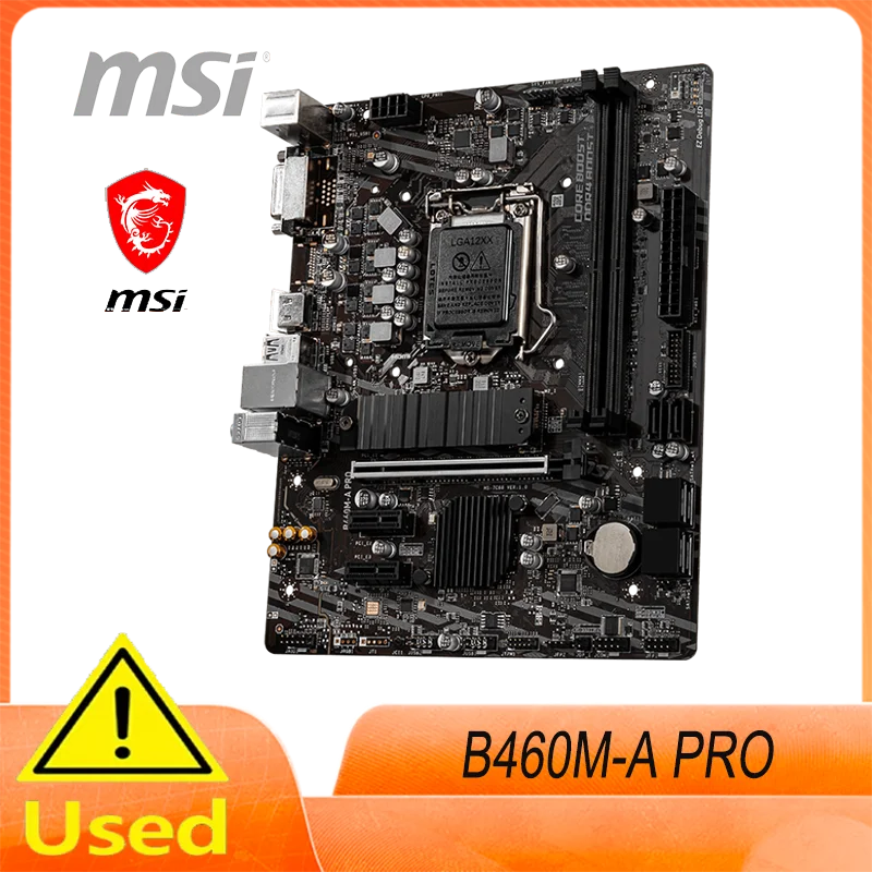 Материнская плата MSI B460M-A PRO, 64 ГБ, LGA 1200 DDR4, поддержка 10-го процессора, материнская плата Micro ATX
Материнская плата MSI B460M-A PRO, 64 ГБ, LGA 1200 DDR4, поддержка 10-го процессора, материнская плата Micro ATX