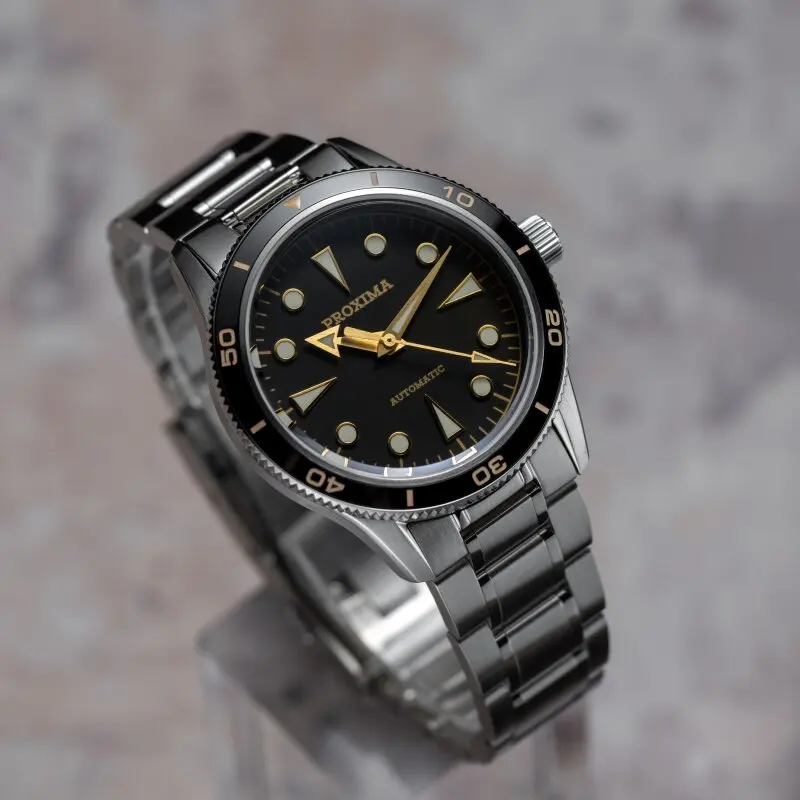Proxima Men Automatic Watch 39mm Mechanical Wristwatch Diver 100M Waterproof Luminous Sapphire Miyota 90S5 Enamel Dial
Proxima Men Automatic Watch 39mm Mechanical Wristwatch Diver 100M Waterproof Luminous Sapphire Miyota 90S5 Enamel Dial