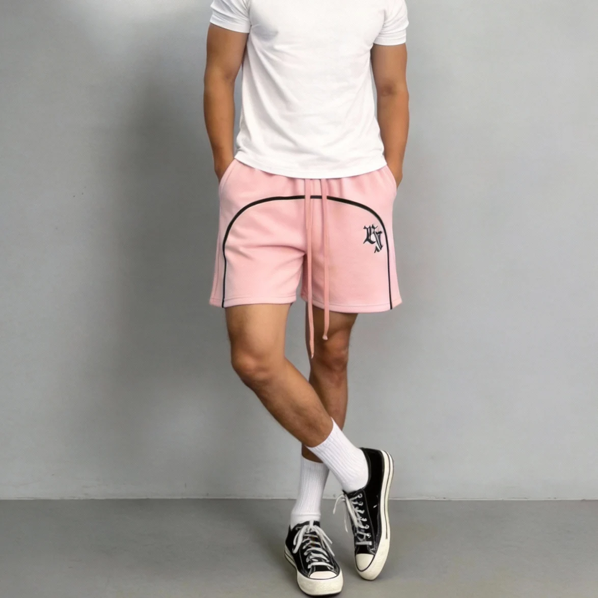 Повседневные баскетбольные тренировочные шорты для мужчин, спортивные брюки до колен с вышивкой и надписями, удобные, из хлопка, S...
Повседневные баскетбольные тренировочные шорты для мужчин, спортивные брюки до колен с вышивкой и надписями, удобные, из хлопка, S...