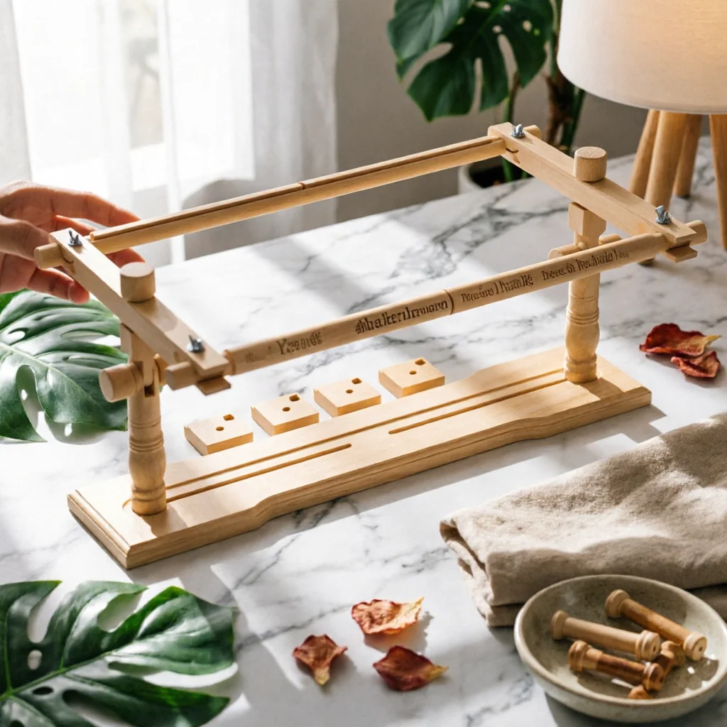 Tabletop Embroidery Stand Beech Wood Cross Stitch Stand Craft Tool Clamp Fasteners
Tabletop Embroidery Stand Beech Wood Cross Stitch Stand Craft Tool Clamp Fasteners