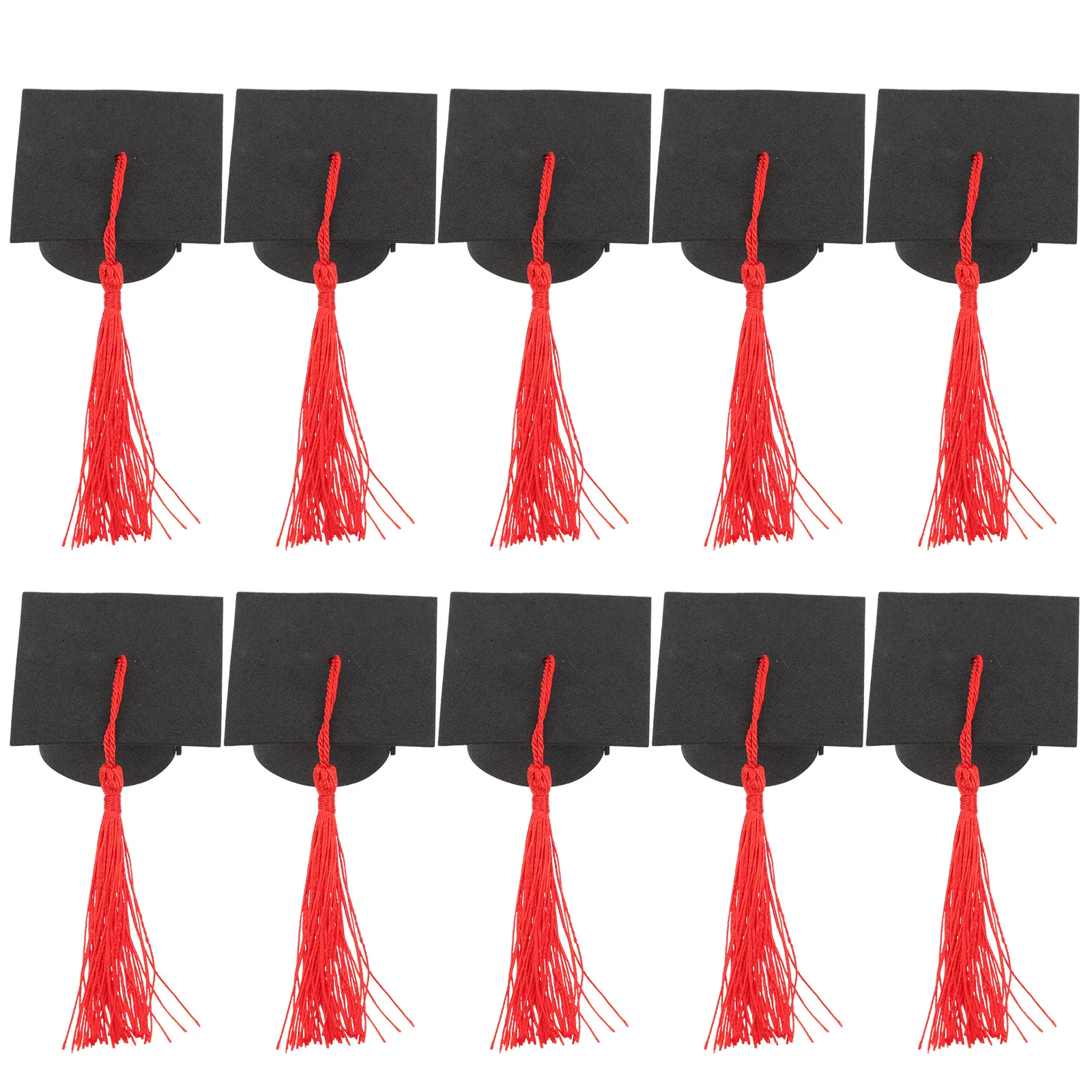 10pcs Graduation Caps Decorations Mini Bachelor Hat Cake Toppers Red Tassel Party Dessert Ornament Lightweight Design
10pcs Graduation Caps Decorations Mini Bachelor Hat Cake Toppers Red Tassel Party Dessert Ornament Lightweight Design