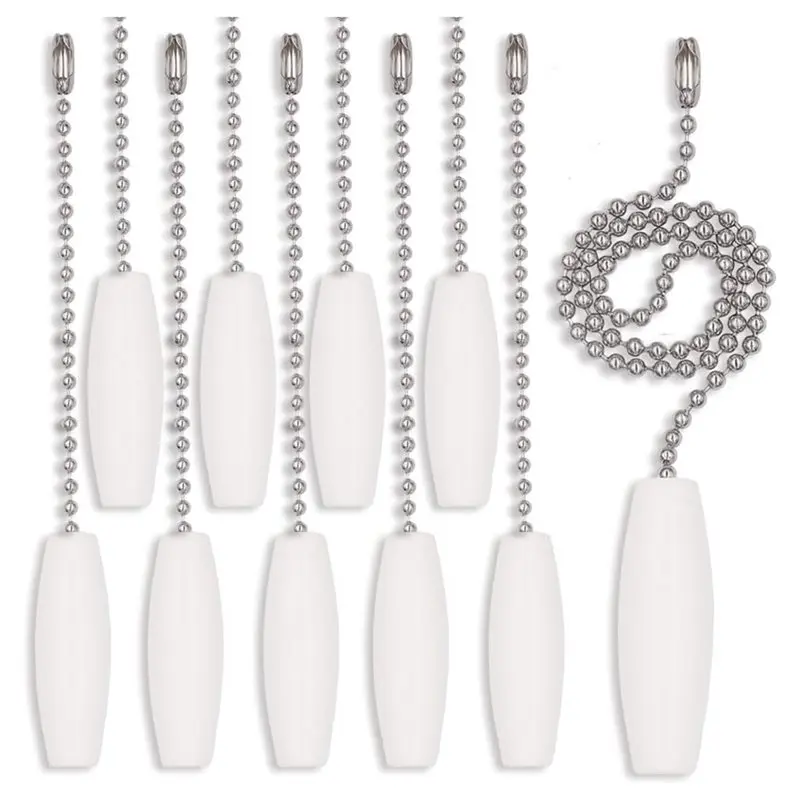 BHBD-Ceiling Fan Pull Chain 12-Inch 10Pcs Set, 3Mm Beaded Ball Chains Wooden Decorative Pendant Extension Chains
BHBD-Ceiling Fan Pull Chain 12-Inch 10Pcs Set, 3Mm Beaded Ball Chains Wooden Decorative Pendant Extension Chains