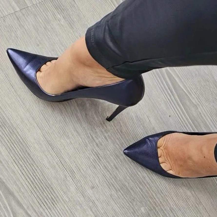 Blue Slip On Shallow Matte Pumps Pointed Toe Thin High Heel Fashion Cool Summer Casual Big Size Woman Shoes Zapatillas Mujer
Blue Slip On Shallow Matte Pumps Pointed Toe Thin High Heel Fashion Cool Summer Casual Big Size Woman Shoes Zapatillas Mujer