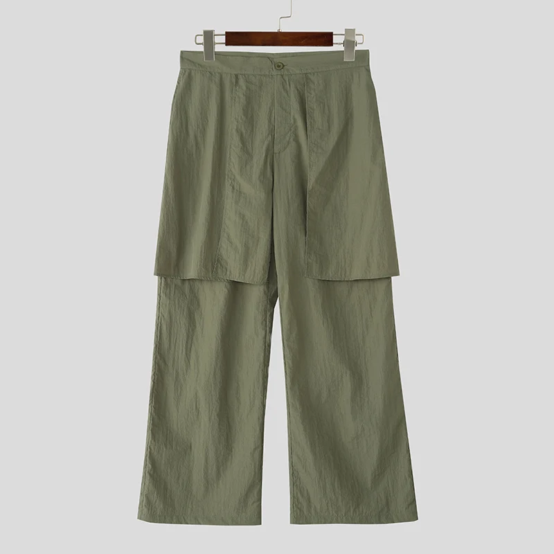 INCERUN мужские брюки однотонные джоггеры на пуговицах свободные повседневные брюки нестандартной формы мужские уличные модные длинные брюки для отдыха мужские S-5XL
INCERUN мужские брюки однотонные джоггеры на пуговицах свободные повседневные брюки нестандартной формы мужские уличные модные длинные брюки для отдыха мужские S-5XL