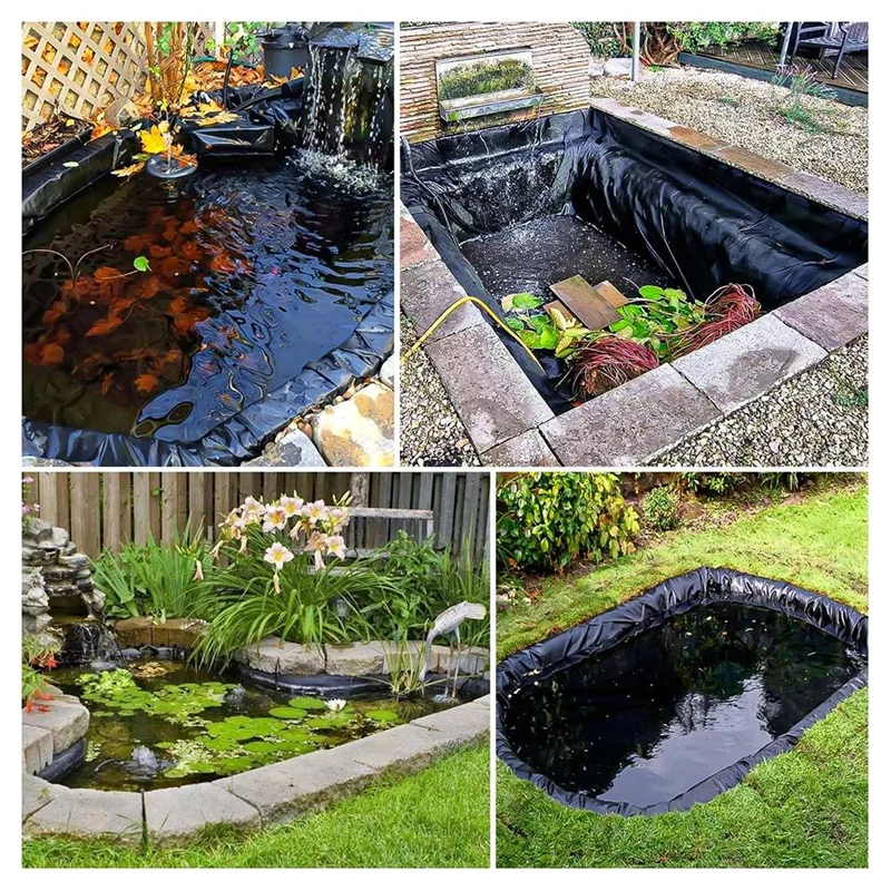 High Quality 7X10 Ft Pond Liner HDPE Thickness Fish Pond Liners For Outdoor Ponds, Pond Liner For Waterfall, Fish Black
High Quality 7X10 Ft Pond Liner HDPE Thickness Fish Pond Liners For Outdoor Ponds, Pond Liner For Waterfall, Fish Black