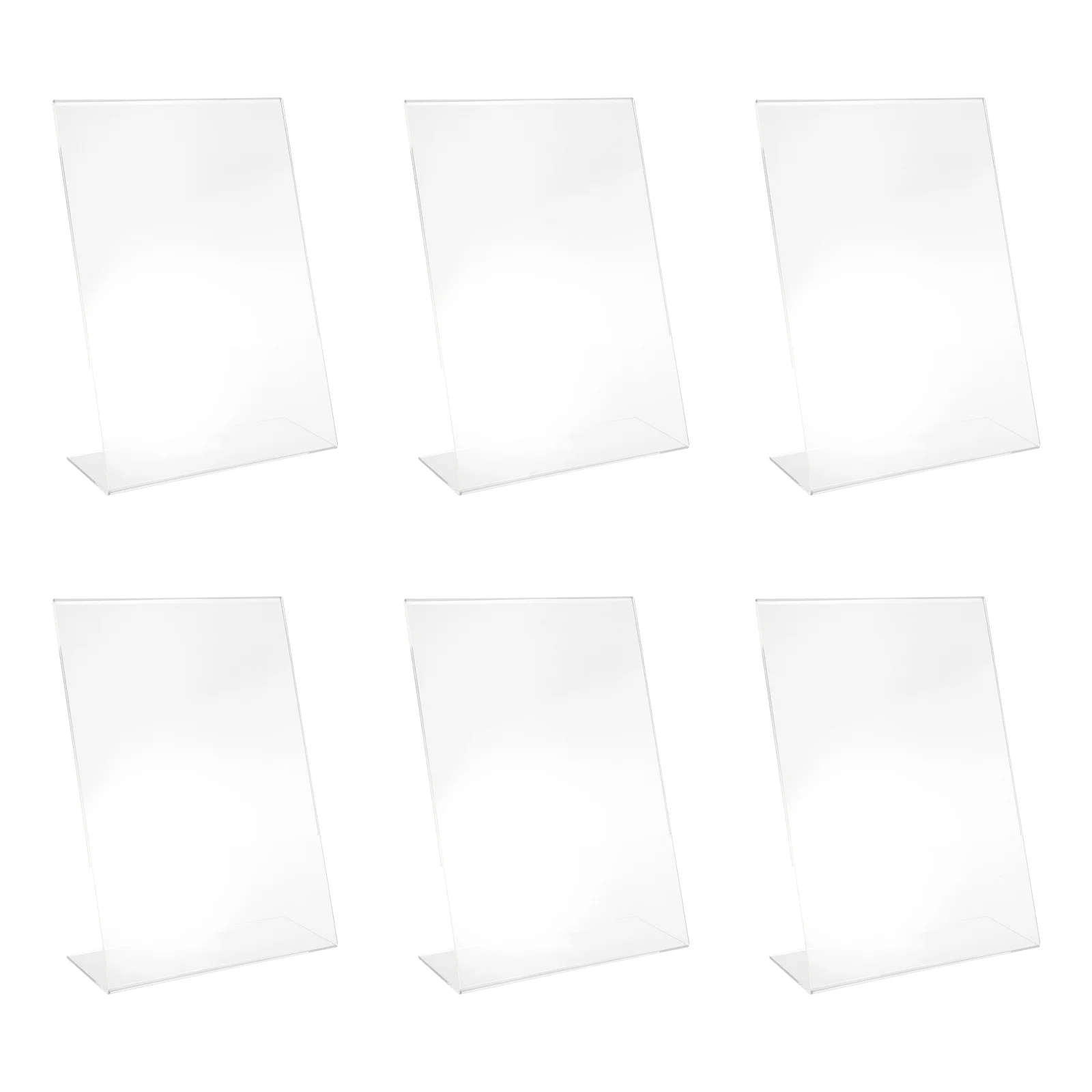 6 Pcs Acrylic Table Card Clear Retail Label Holder Price Tag Sign Display Merchandise L Shape Plastic Storage
6 Pcs Acrylic Table Card Clear Retail Label Holder Price Tag Sign Display Merchandise L Shape Plastic Storage