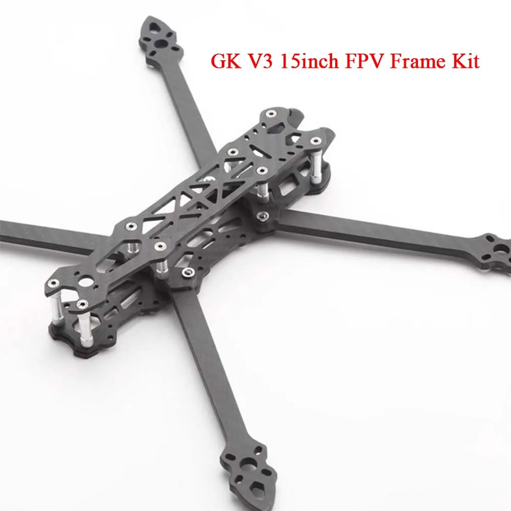 GK-V3 15inch FPV Frame KIT 680mm Wheelbase V3 Carbon Fiber Stable for RC FPV Freestyle Long Range Racing Drone Quadcopter
GK-V3 15inch FPV Frame KIT 680mm Wheelbase V3 Carbon Fiber Stable for RC FPV Freestyle Long Range Racing Drone Quadcopter