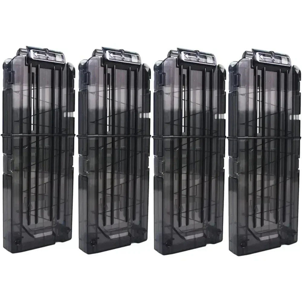 A3-Bullet Clips 1/4 Pack 12 Darts Quick Reload Clips Magazine Clips for Nerf N-Strike Elite Blaster (Black)
A3-Bullet Clips 1/4 Pack 12 Darts Quick Reload Clips Magazine Clips for Nerf N-Strike Elite Blaster (Black)