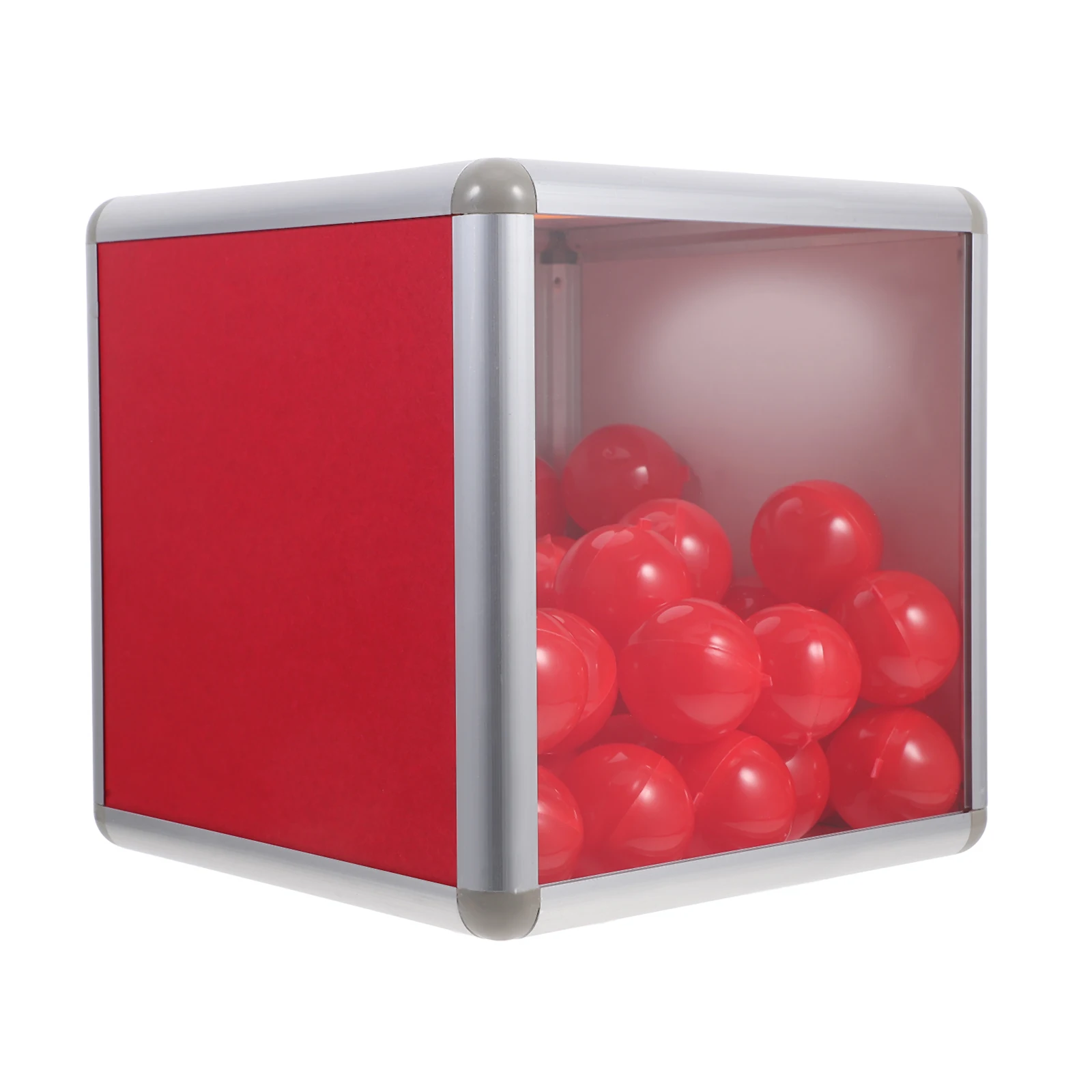 50pcs 20 Cm Red Clear Raffle Ticket Box Aluminum Alloy Frame Donation Ballot Container For Fundraising Voting Contest Suggestion
50pcs 20 Cm Red Clear Raffle Ticket Box Aluminum Alloy Frame Donation Ballot Container For Fundraising Voting Contest Suggestion