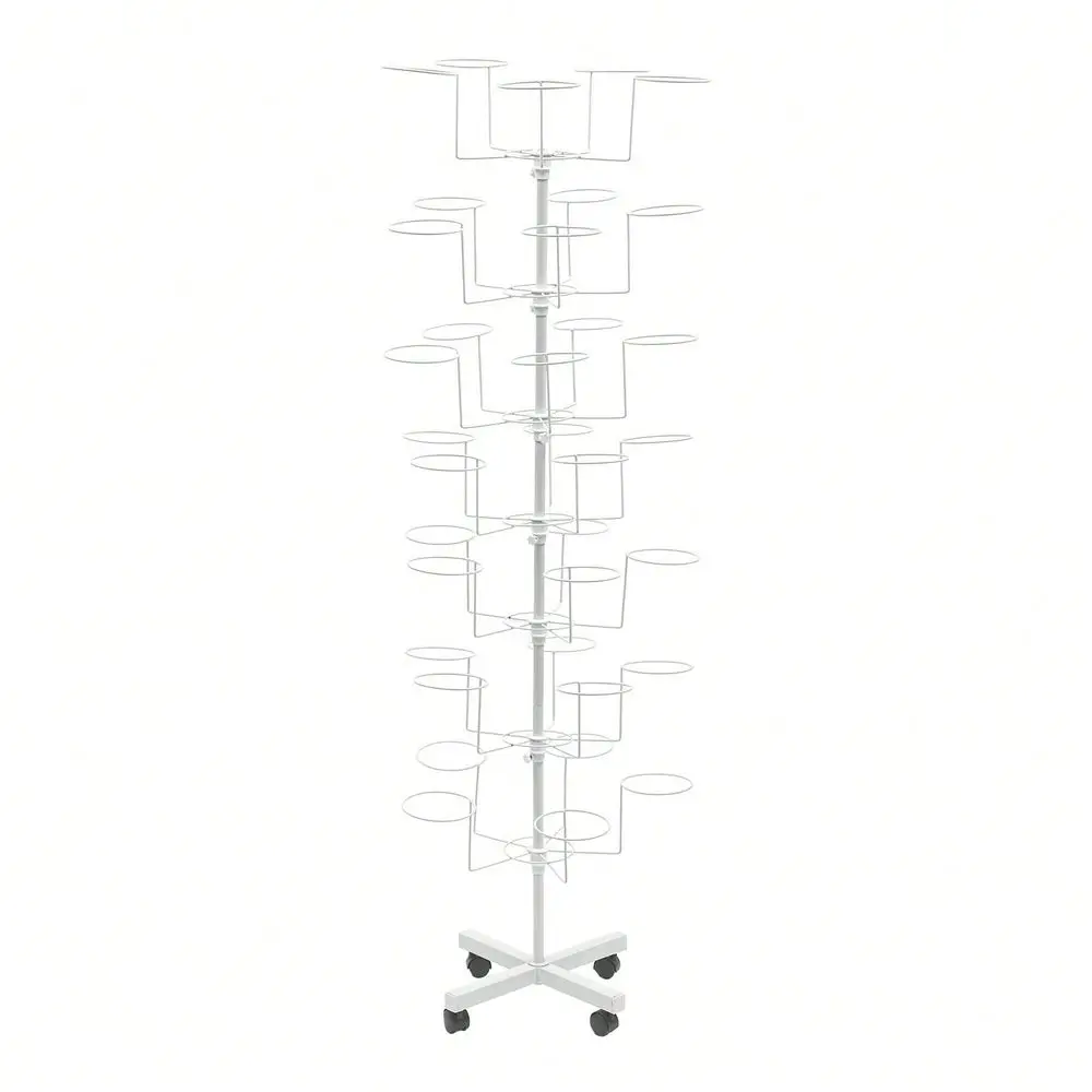 Tiers Rotating Hat Display Rack Free Standing Metal Caps Stand Hold 35 Hats With 4 Wheels For Retail Store Room Decor Home
Tiers Rotating Hat Display Rack Free Standing Metal Caps Stand Hold 35 Hats With 4 Wheels For Retail Store Room Decor Home
