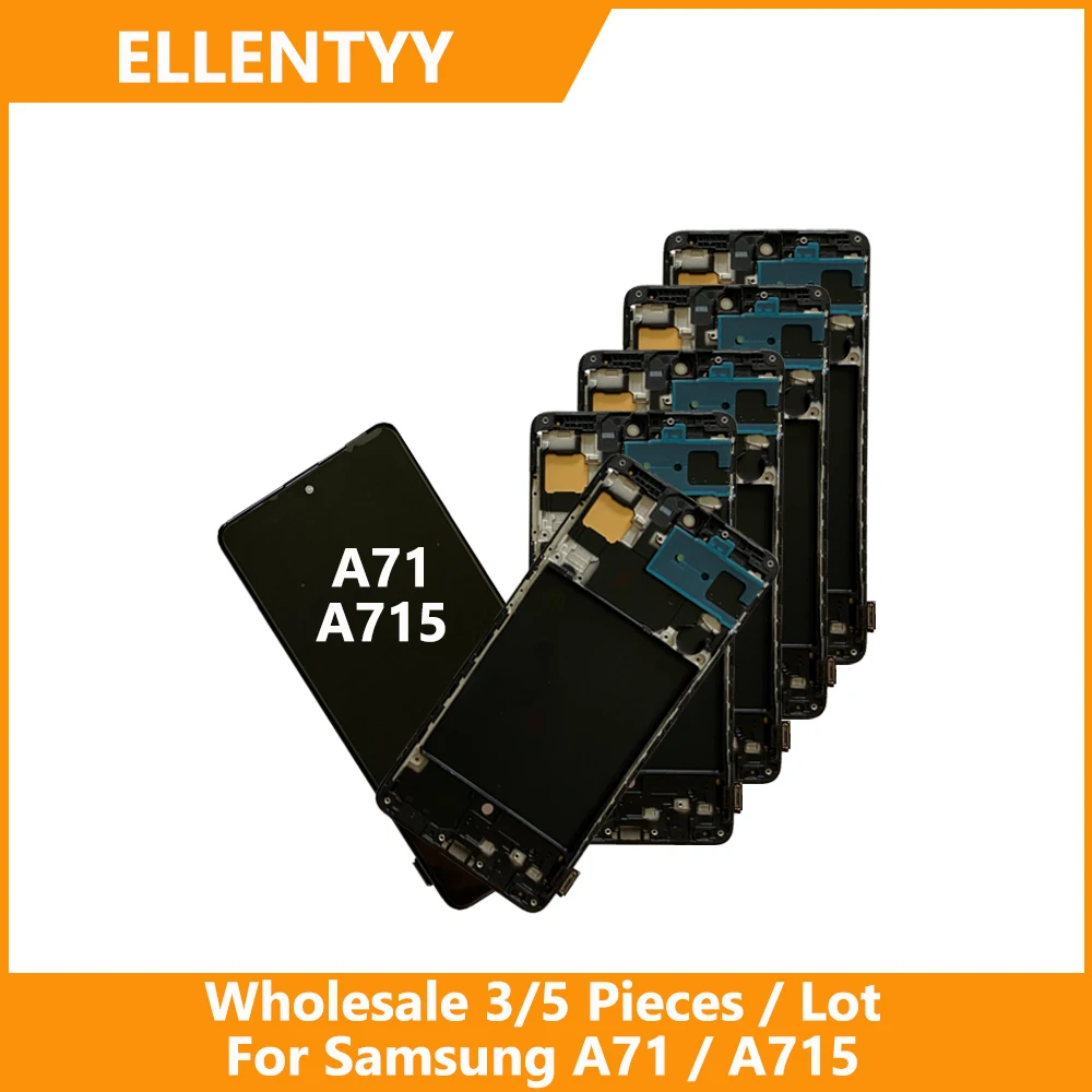 Wholesale 3/5 pieces / Lot High Quality For Samsung A71 A715 Screen Lcd display With Touch Digitizer A715F SM-A715F/DS
Wholesale 3/5 pieces / Lot High Quality For Samsung A71 A715 Screen Lcd display With Touch Digitizer A715F SM-A715F/DS