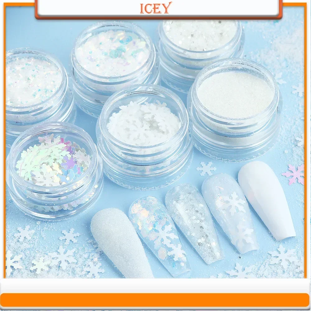 Icey Beauty Woolen Powder Snowflake Nail Polish Glitter White Nail Glitter Decoration
Icey Beauty Woolen Powder Snowflake Nail Polish Glitter White Nail Glitter Decoration