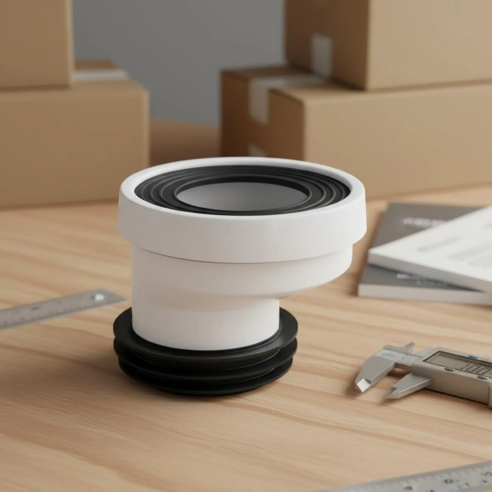 Toilet Drain Offset Connector Odor-Resistant Toilet Pan Collar Offset Plumbing Fitting Sturdy-Duty for DIY Renovators
Toilet Drain Offset Connector Odor-Resistant Toilet Pan Collar Offset Plumbing Fitting Sturdy-Duty for DIY Renovators