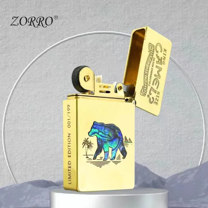 2026 New Zorro Original Copper Ultra-thin Kerosiene Lighter, Exquisitely Carved and Inlaid, The First Choice for Men's Gifts
2026 New Zorro Original Copper Ultra-thin Kerosiene Lighter, Exquisitely Carved and Inlaid, The First Choice for Men's Gifts