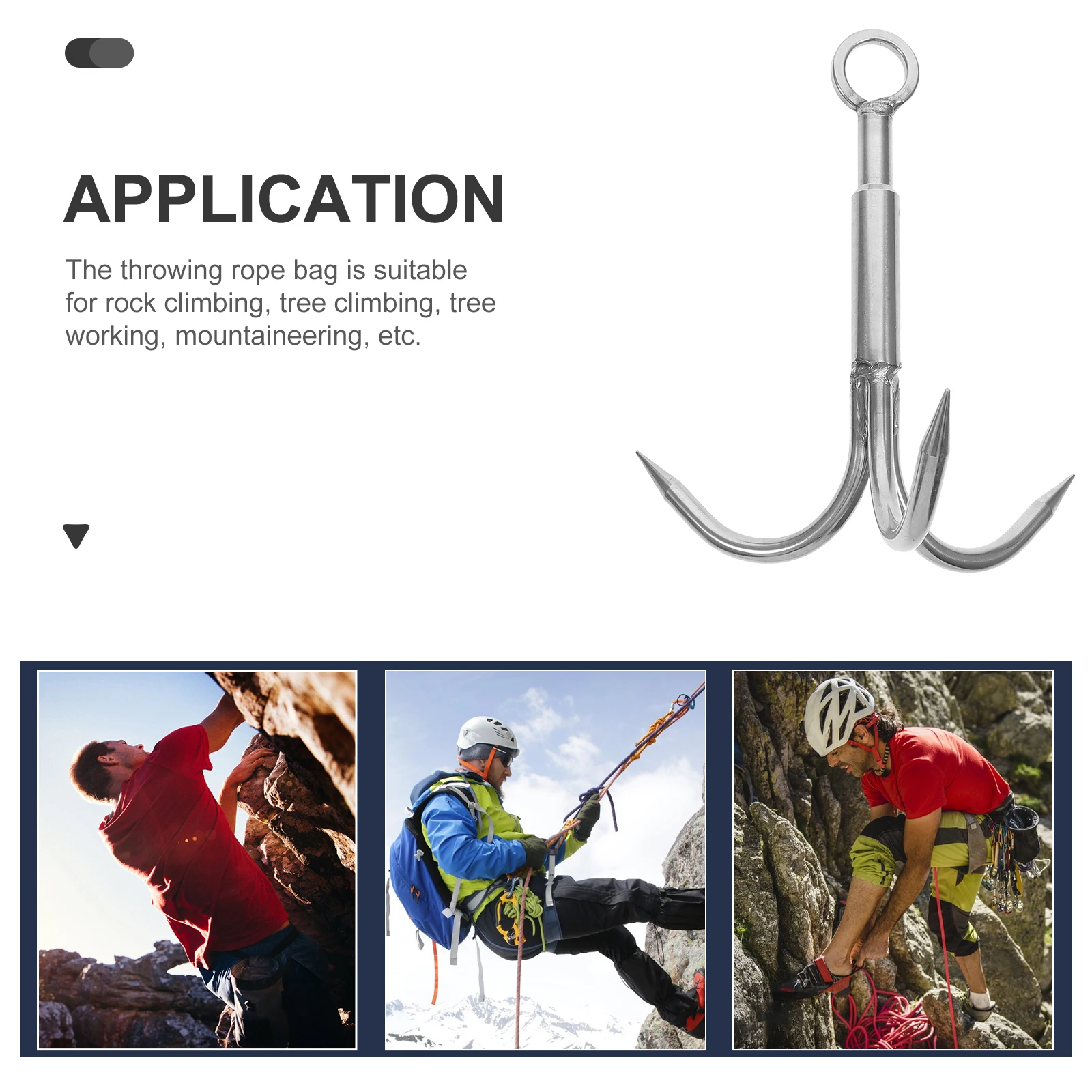 Professional Weight For Rock Climbing Wear-Resistant Throw Rope Bag Portable Climbing Accessory Stainless Steel Ring Outdoor
Professional Weight For Rock Climbing Wear-Resistant Throw Rope Bag Portable Climbing Accessory Stainless Steel Ring Outdoor