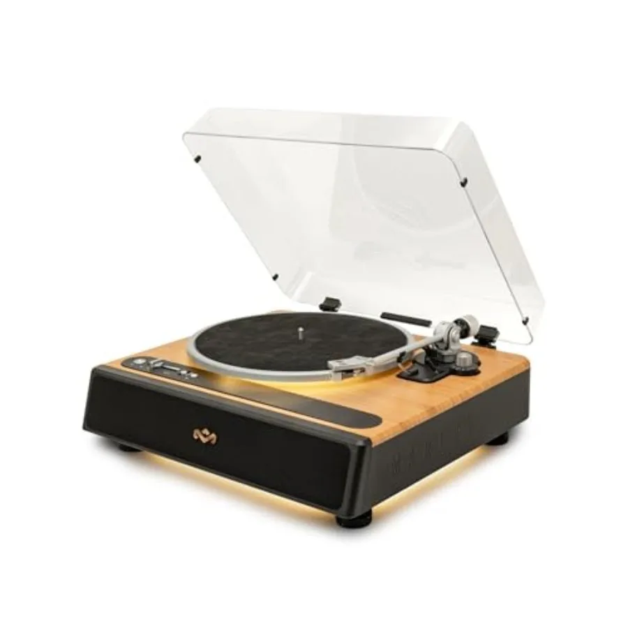 House of Soul Rebel Bluetooth Turntable, Built-in Stereo Speakers with Dual Bass Port, Audio Technica Stylus, RCA/Aux Out, Bamb
House of Soul Rebel Bluetooth Turntable, Built-in Stereo Speakers with Dual Bass Port, Audio Technica Stylus, RCA/Aux Out, Bamb