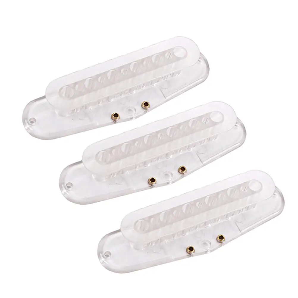 3pcs Transparent Humbucker Pickup Bobbin Guitar Screw Side For Pickup Makers For Guitar Accessories 48/50/52mm (White)
3pcs Transparent Humbucker Pickup Bobbin Guitar Screw Side For Pickup Makers For Guitar Accessories 48/50/52mm (White)