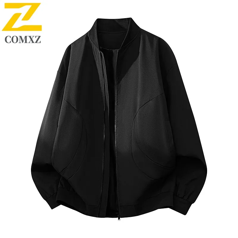 COMXZ Sports Casual Coat Men's Pilot Style Solid Color Versatile Workwear Baseball Design Oversized Lightweight Outdoor Jacket
COMXZ Sports Casual Coat Men's Pilot Style Solid Color Versatile Workwear Baseball Design Oversized Lightweight Outdoor Jacket