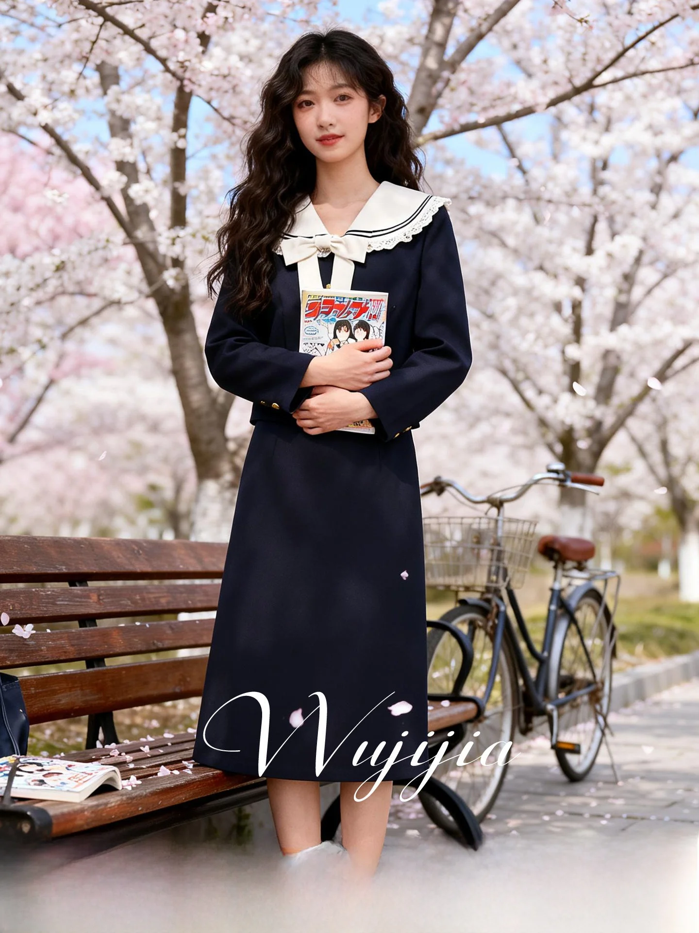 Spring New Arrival Large Size Women's Outfit Doll Collar Academy Sle Top And f Skirt Set Faionable Commute Polyester B...
Spring New Arrival Large Size Women's Outfit Doll Collar Academy Sle Top And f Skirt Set Faionable Commute Polyester B...