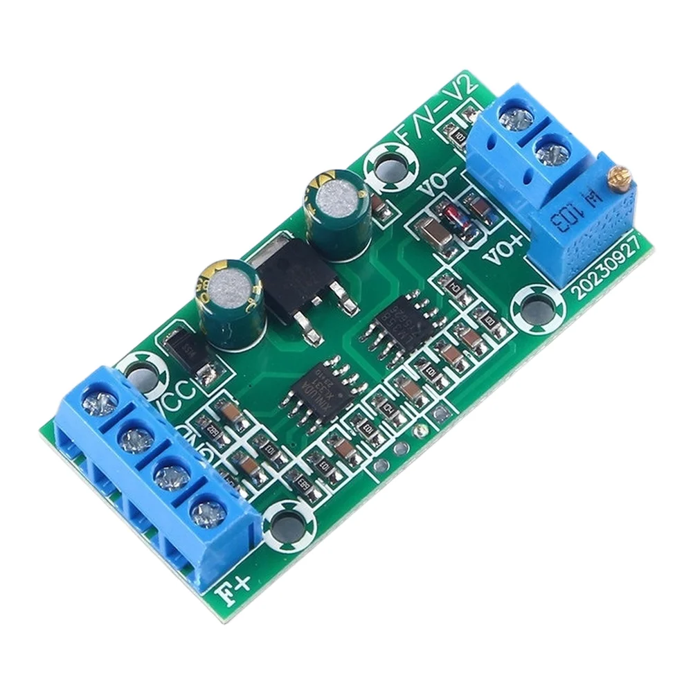 0-10V/5V F/V Converter Module DC 12-30V Converts 0HZ To 10K Frequency Pulse Signals Into 0-10V Analog Voltage Signals Parts
0-10V/5V F/V Converter Module DC 12-30V Converts 0HZ To 10K Frequency Pulse Signals Into 0-10V Analog Voltage Signals Parts