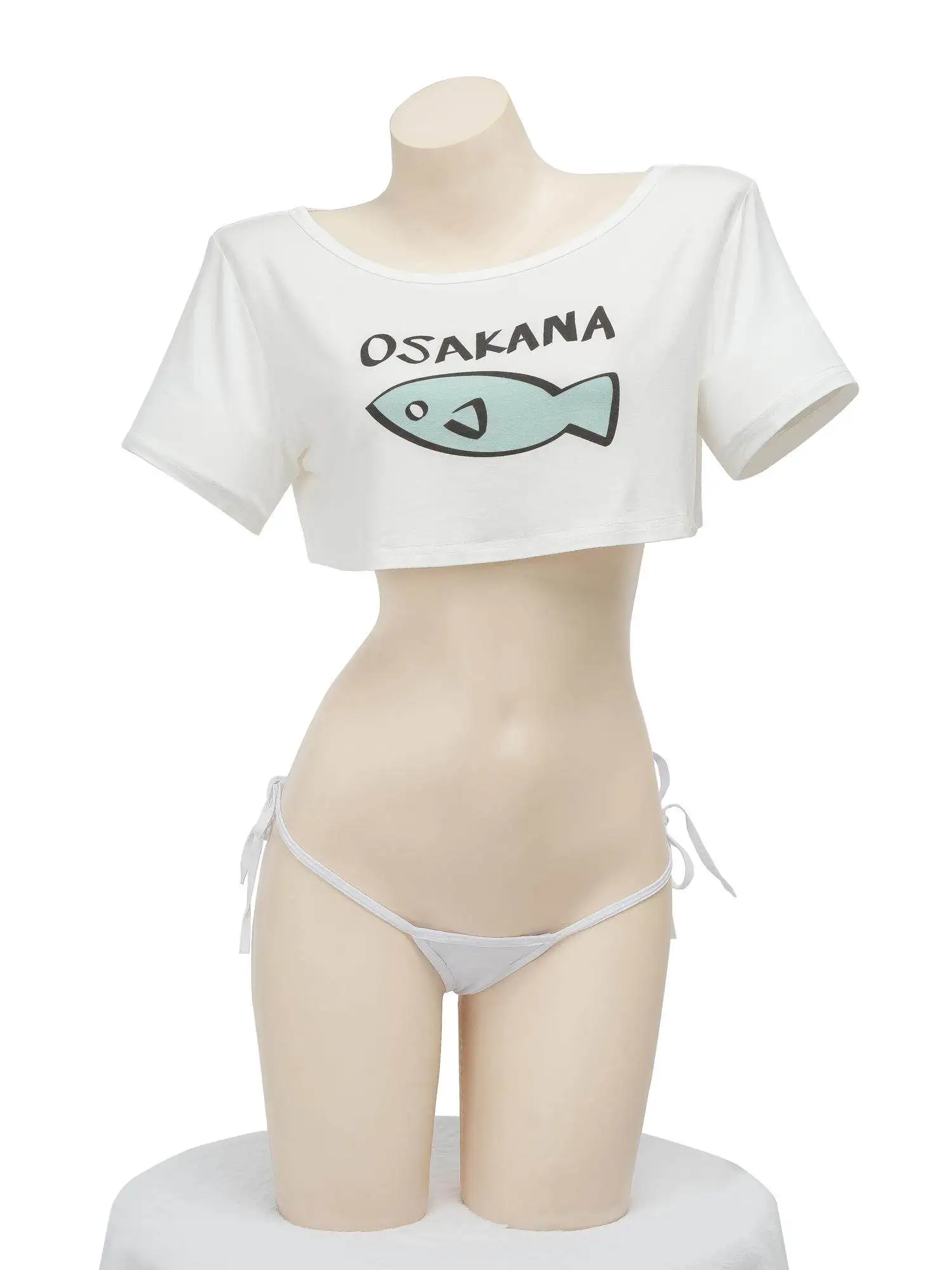 120cm-160cm Soybean Powder Cat Girl Super Short T Two-dimensional Short T-shirt Short Sleeve Sexy Cute Loungewear Pajamas
120cm-160cm Soybean Powder Cat Girl Super Short T Two-dimensional Short T-shirt Short Sleeve Sexy Cute Loungewear Pajamas