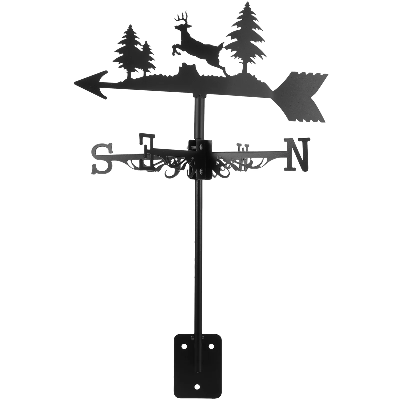 Deer Weather Vane Iron Metal Wind Direction Indicator Yard Outdoor Decor Lawn Ornament Durable Wrought Weathervane SmallVane
Deer Weather Vane Iron Metal Wind Direction Indicator Yard Outdoor Decor Lawn Ornament Durable Wrought Weathervane SmallVane