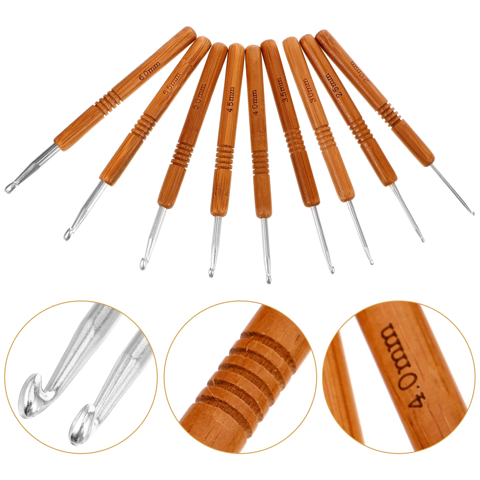 9 Pcs Crochet Set Hooks Interchangeable Knitting Accessories Yarn Crafts Weaving Tools Long Sweater
9 Pcs Crochet Set Hooks Interchangeable Knitting Accessories Yarn Crafts Weaving Tools Long Sweater