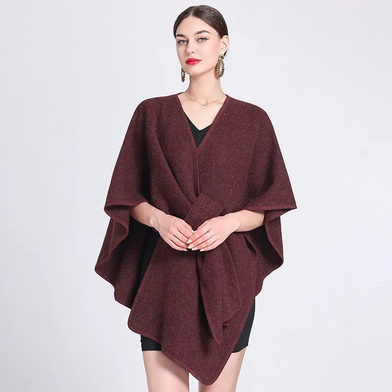 New Autumn and Winter Fashion Scarf Shawl Outerwear Cape Plus Size Knitted Cardigan Loose Jacket for Women
New Autumn and Winter Fashion Scarf Shawl Outerwear Cape Plus Size Knitted Cardigan Loose Jacket for Women