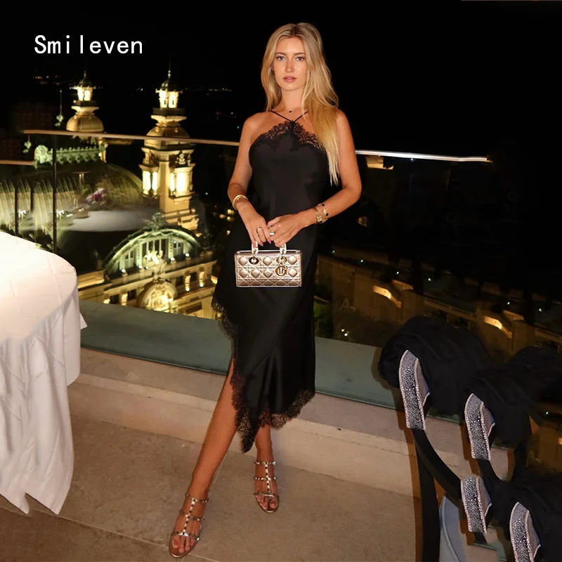 Smileven Novel Black Skirt Prom Dress Halter Party Gowns Formal Lace Appliques Occassion Dress Customized 2
Smileven Novel Black Skirt Prom Dress Halter Party Gowns Formal Lace Appliques Occassion Dress Customized 2