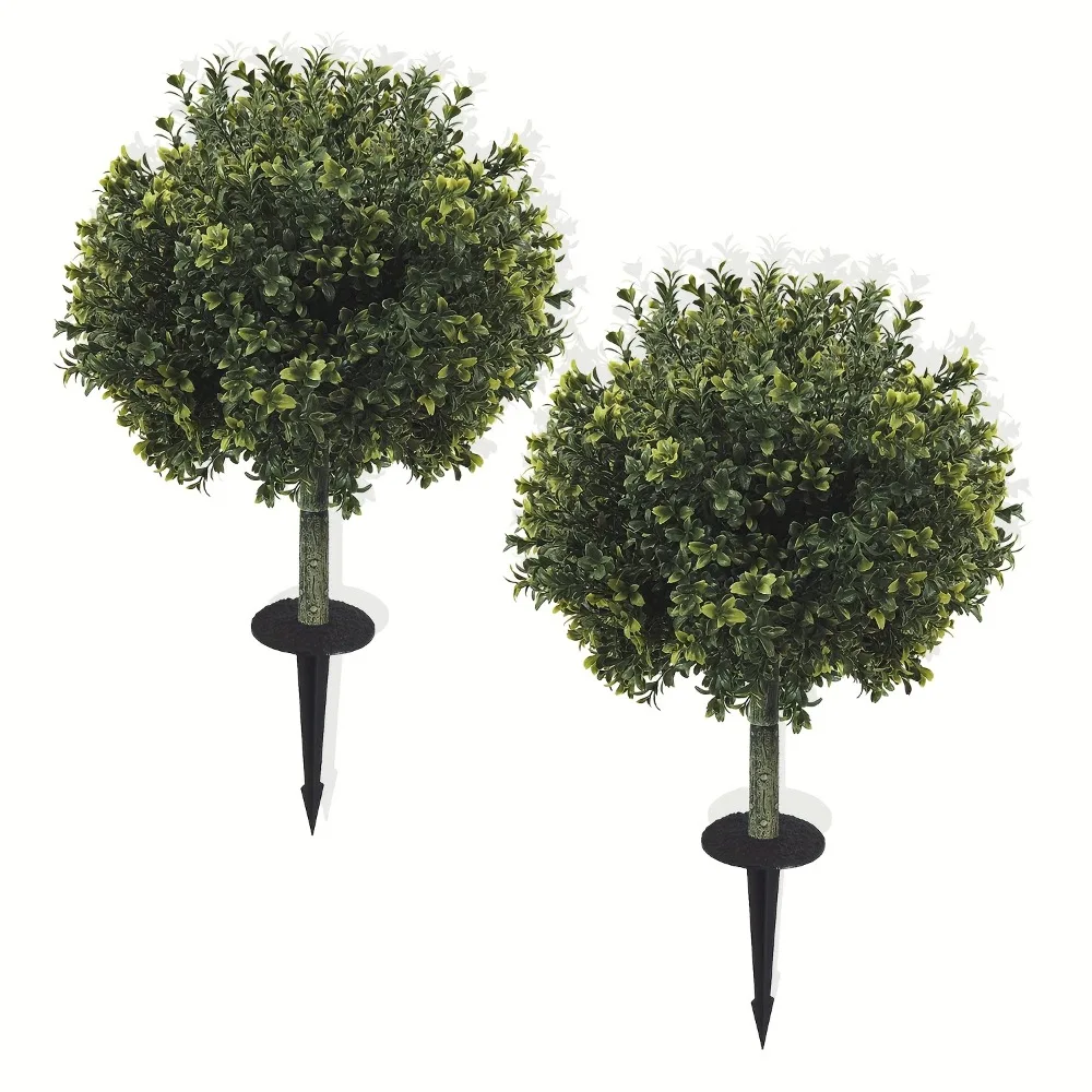 Set of 2 Artificial Boxwood Topiary Balls, Perfect for Indoor And Outdoor Decoration in Gardens And Porches
Set of 2 Artificial Boxwood Topiary Balls, Perfect for Indoor And Outdoor Decoration in Gardens And Porches