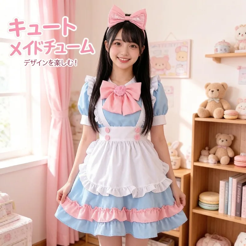 Lolita Dress With Bow Ornament, Classic Maid Uniform, Retro Sweet Cosplay Outfit, Daily Party Holiday Fashion Cosplay Full Set
Lolita Dress With Bow Ornament, Classic Maid Uniform, Retro Sweet Cosplay Outfit, Daily Party Holiday Fashion Cosplay Full Set