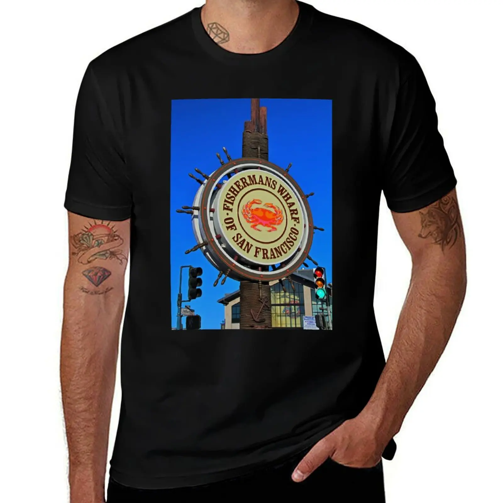 Fisherman's Wharf San Francisco- vertical T-Shirt Man t-shirt gifts for boyfriend plain white t shirts men
Fisherman's Wharf San Francisco- vertical T-Shirt Man t-shirt gifts for boyfriend plain white t shirts men