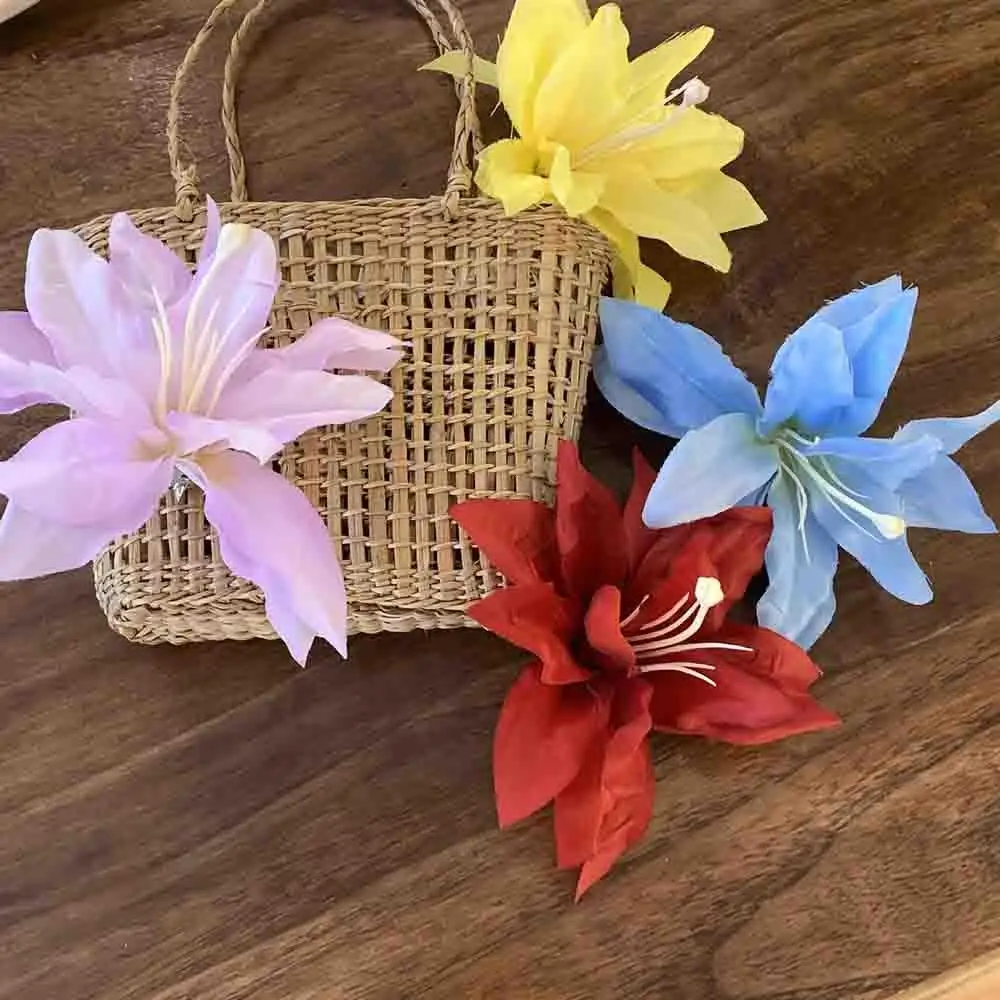 Wedding Beach Vacation Hair Clip Artificial Lily Flower Hair Clip Woman Side Clip Simulated Floral Hairpin Hair Accessories
Wedding Beach Vacation Hair Clip Artificial Lily Flower Hair Clip Woman Side Clip Simulated Floral Hairpin Hair Accessories