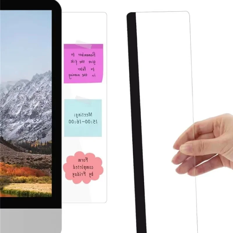 Acrylic Computer Monitor Notes Monitor Message Board Screen Memo Board Computer Sticky Note Holder Message Memo Panel For Office
Acrylic Computer Monitor Notes Monitor Message Board Screen Memo Board Computer Sticky Note Holder Message Memo Panel For Office