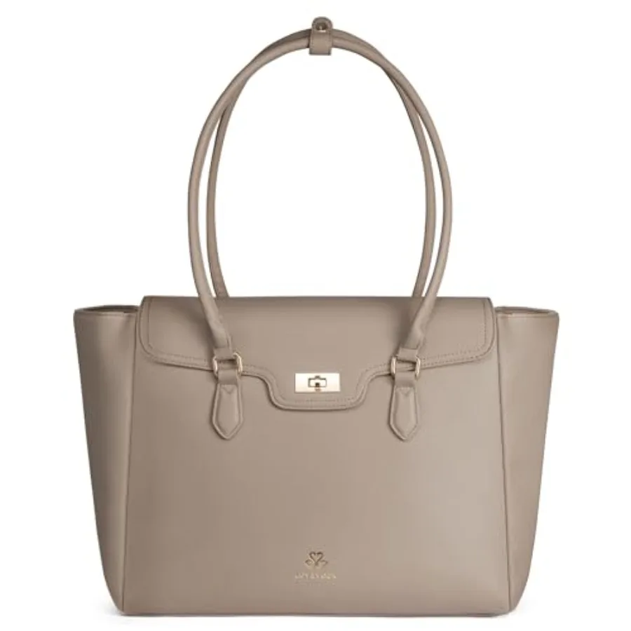 LOVEVOOK Laptop Bag for Women Soft Leather Work Bag, Office Shoulder Tote Purse Professional Briefcase with Flap Design
LOVEVOOK Laptop Bag for Women Soft Leather Work Bag, Office Shoulder Tote Purse Professional Briefcase with Flap Design