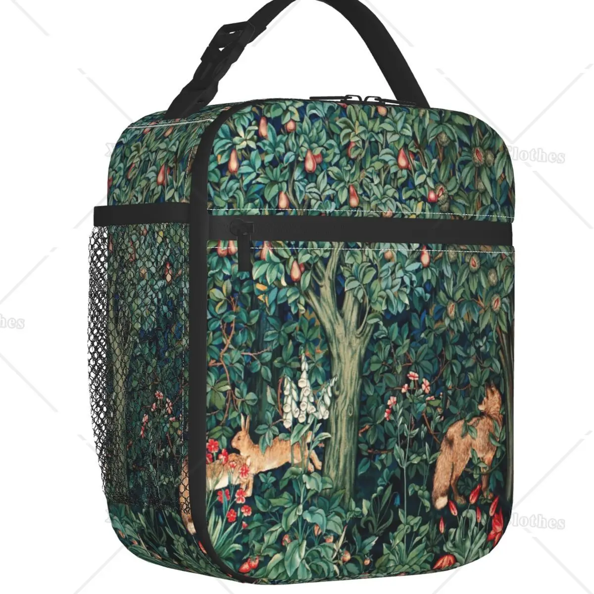 Fox Hares Insulated Lunch Bags with Side Pocket Floral Textile Portable Thermal Cooler Food Lunch Box for Women Men Kids School
Fox Hares Insulated Lunch Bags with Side Pocket Floral Textile Portable Thermal Cooler Food Lunch Box for Women Men Kids School