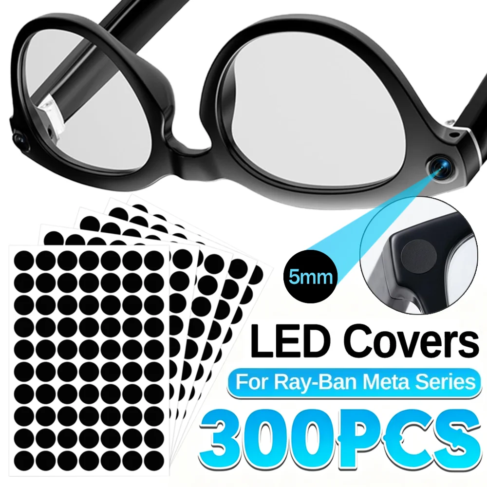 100-300pcs Light Blocking Sheet Stickers LED Cover Blackout Patch 5mm Self Adhesive Shading Dots for Ray-Ban Meta Smart Glasses
100-300pcs Light Blocking Sheet Stickers LED Cover Blackout Patch 5mm Self Adhesive Shading Dots for Ray-Ban Meta Smart Glasses
