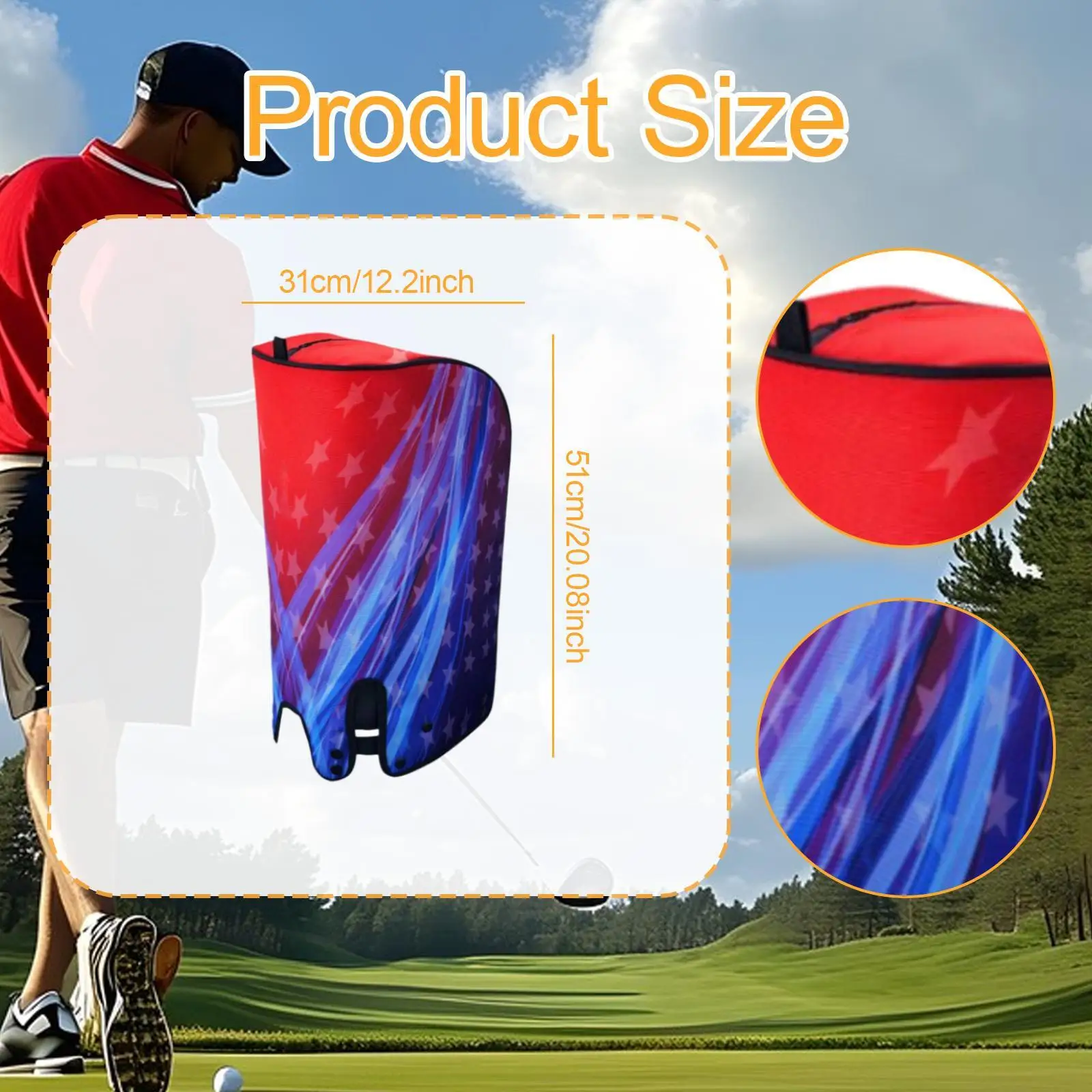 Golf Bag Rain Cover Waterproof Hood Durable Dust Cover Protection Lightweight Portable for Golfer Travel Accessories
Golf Bag Rain Cover Waterproof Hood Durable Dust Cover Protection Lightweight Portable for Golfer Travel Accessories