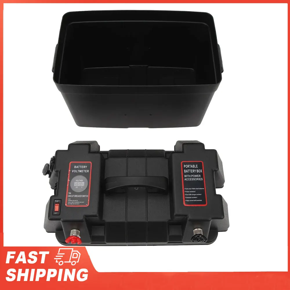 Троллинговый двигатель, умный аккумуляторный ящик, непромокаемый 2-портовый USB-порт, морской аккумулятор из АБС-пластика, устойчивый к центрой мощности для фургона, внедорожника, квадроцикла, кемпинга, грузовика
Троллинговый двигатель, умный аккумуляторный ящик, непромокаемый 2-портовый USB-порт, морской аккумулятор из АБС-пластика, устойчивый к центрой мощности для фургона, внедорожника, квадроцикла, кемпинга, грузовика